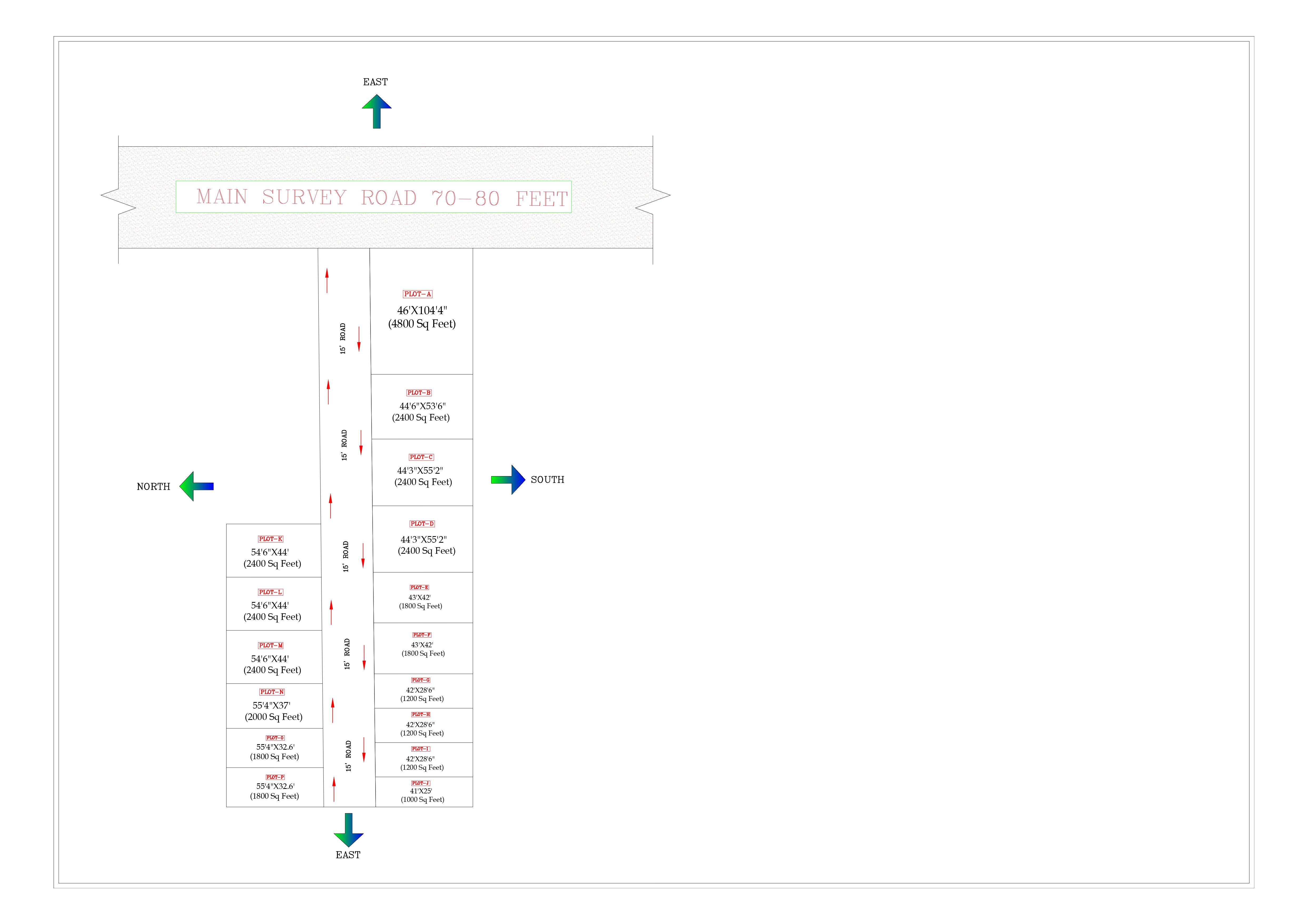 Plot layout sketch